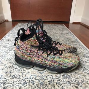 Nike Lebron James 15 Multicolor Size 11 Fruity Peb